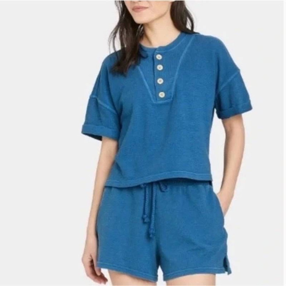 Universal Thread French Terry top and shorts set